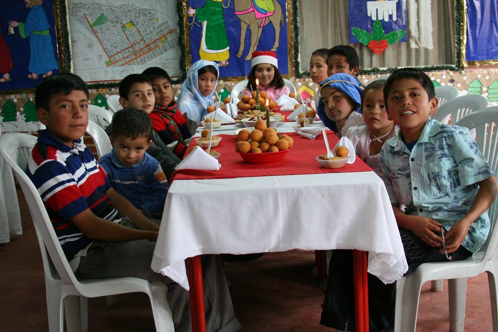 Christmas dinner in Colombia