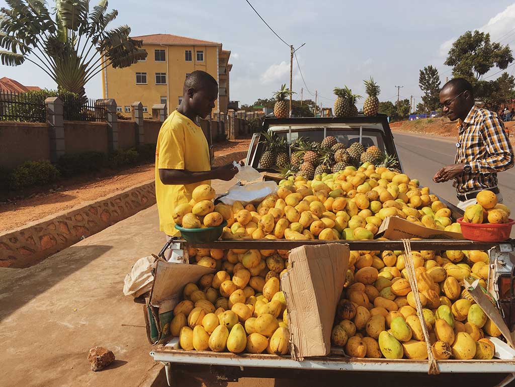 Lemon cart in Uganda