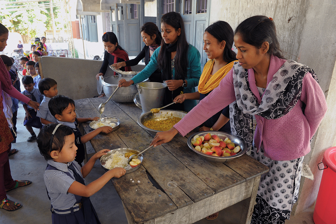 Food at Indian Compassion project