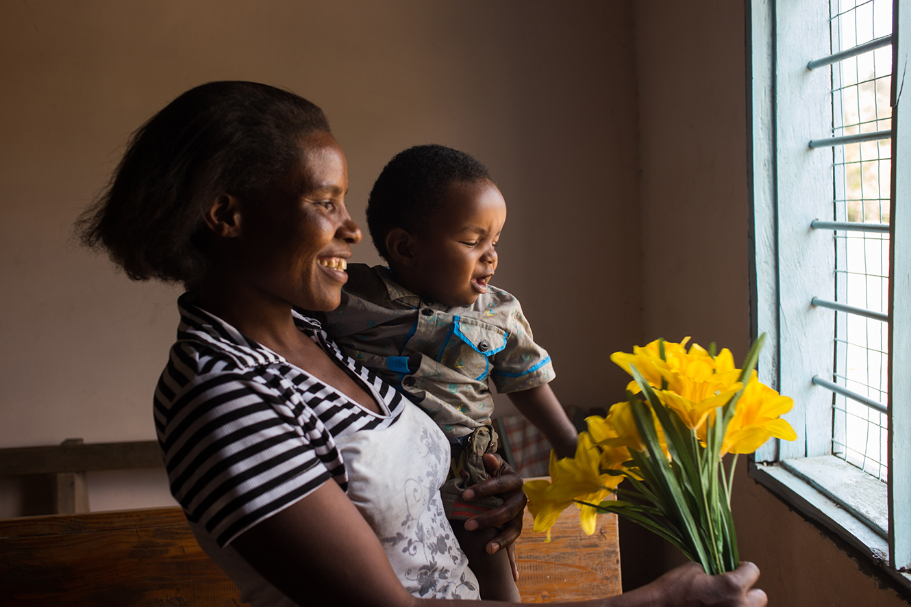 Compassion church partners share the love of Jesus, so mothers feel valued. 