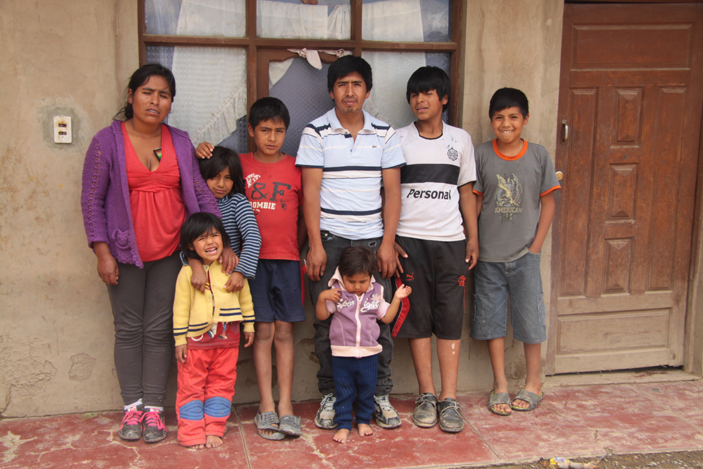 Family in Bolivia
