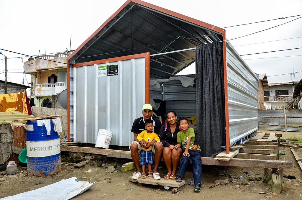 new home after Ecuador earthquake