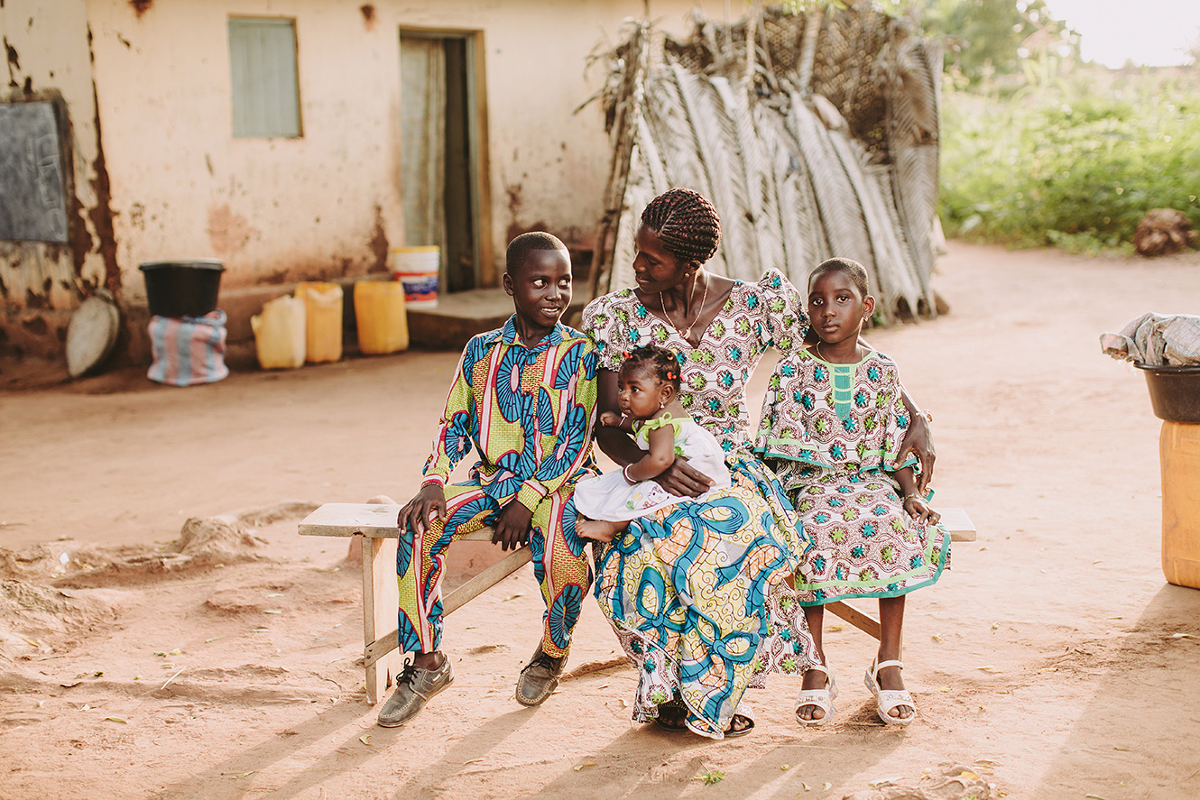 family in Togo