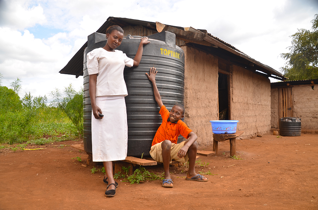 water tank in Kenya
