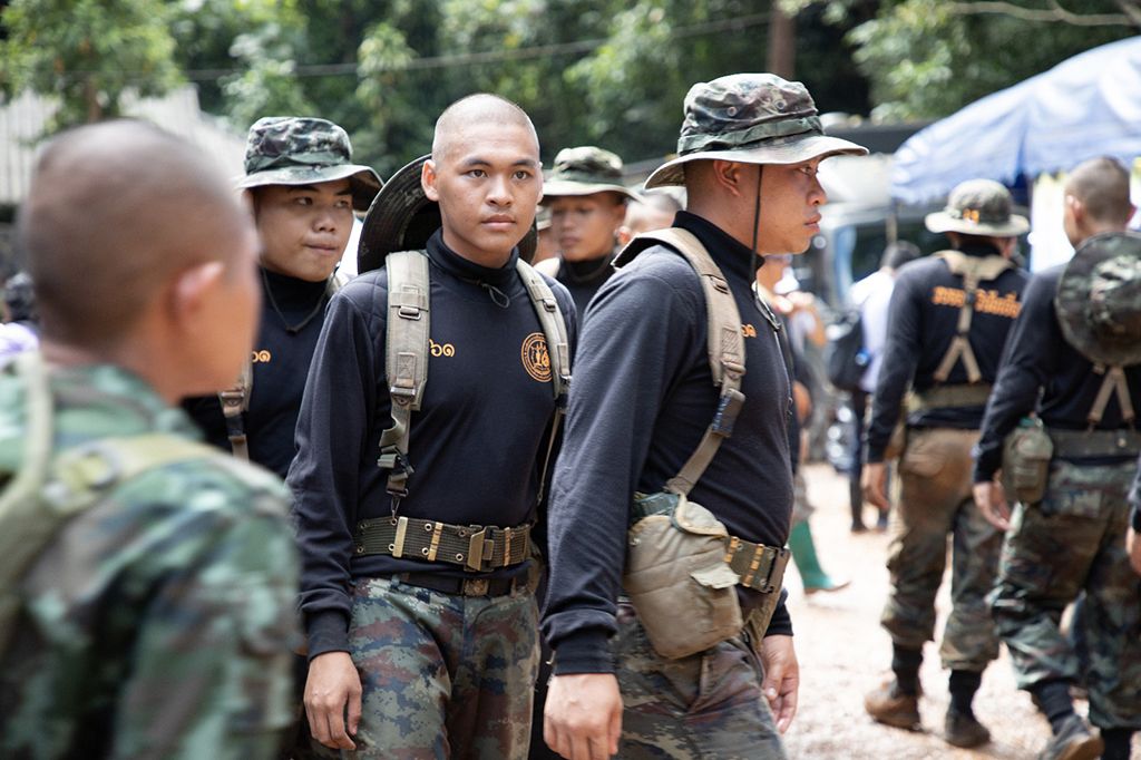 Thailand rescue operation photos