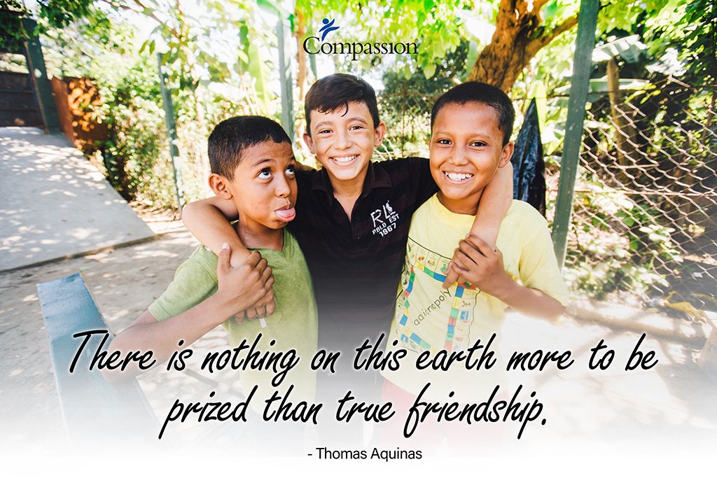 There is nothing on earth more prized than true friendship