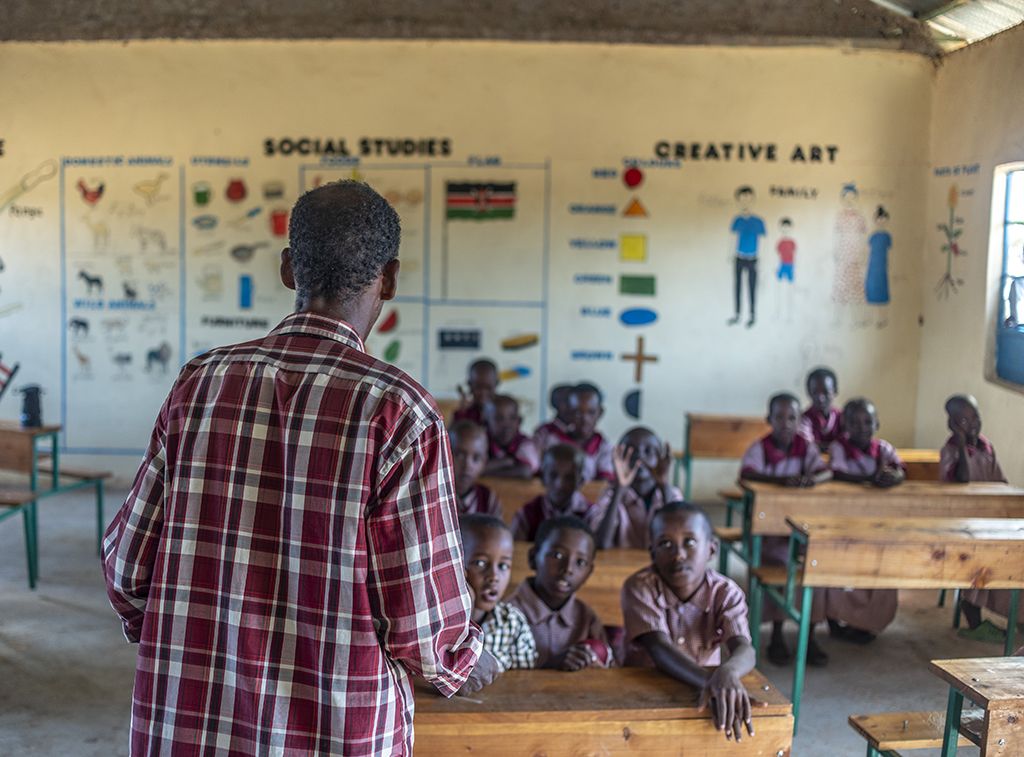 Kenyan classroom