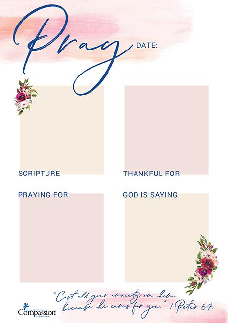 free downloadable prayer journal