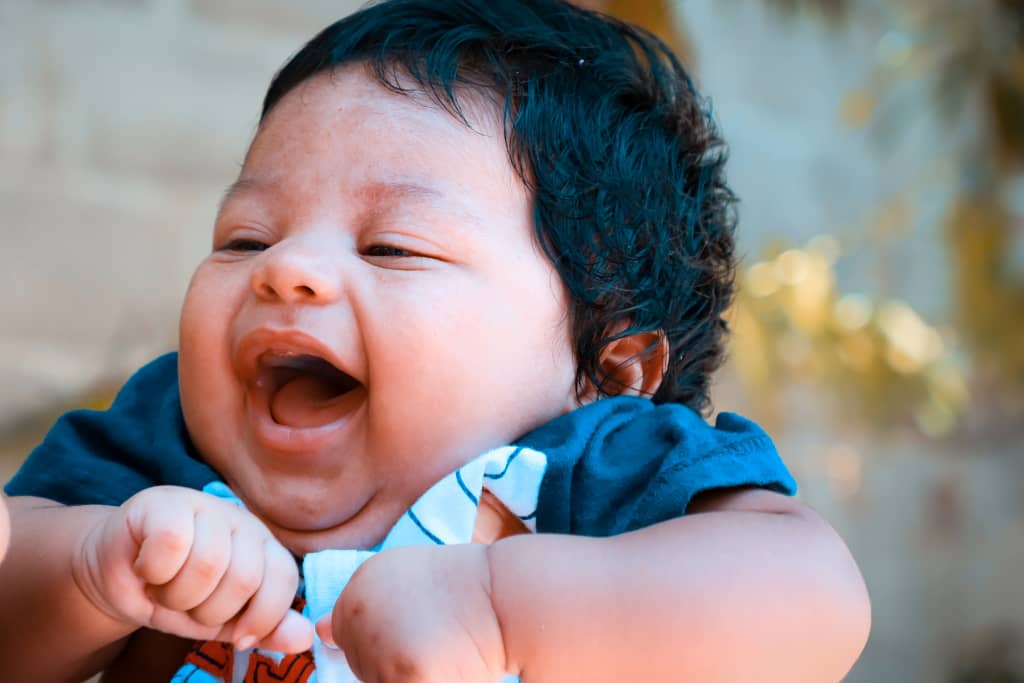 Happy baby Jeremy Honduras
