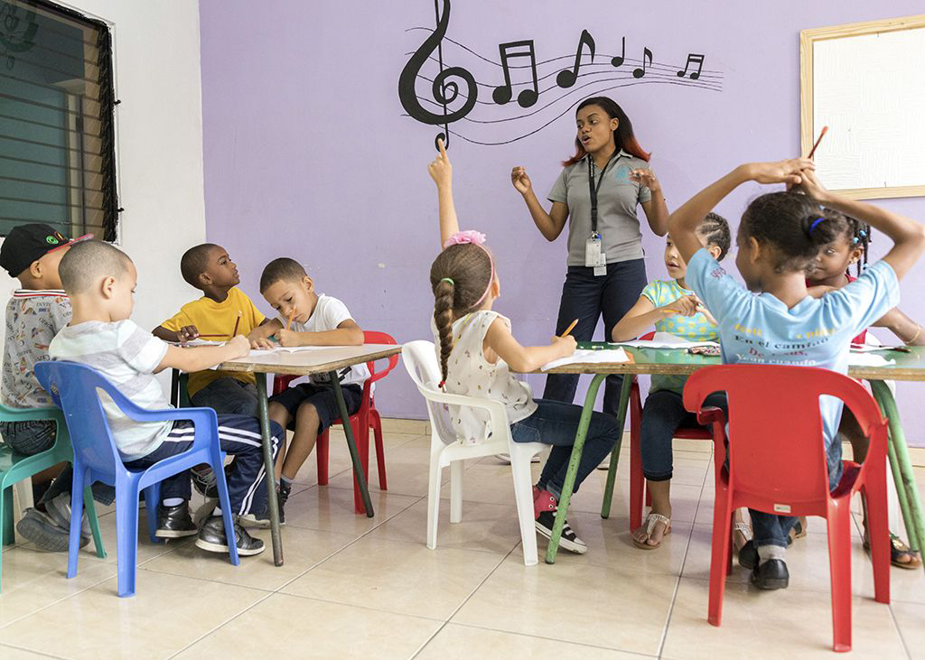 classroom in Dominican Republic