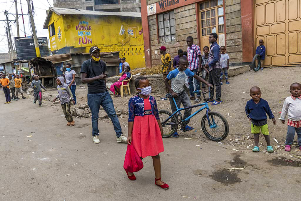 Mathare slum Kenya