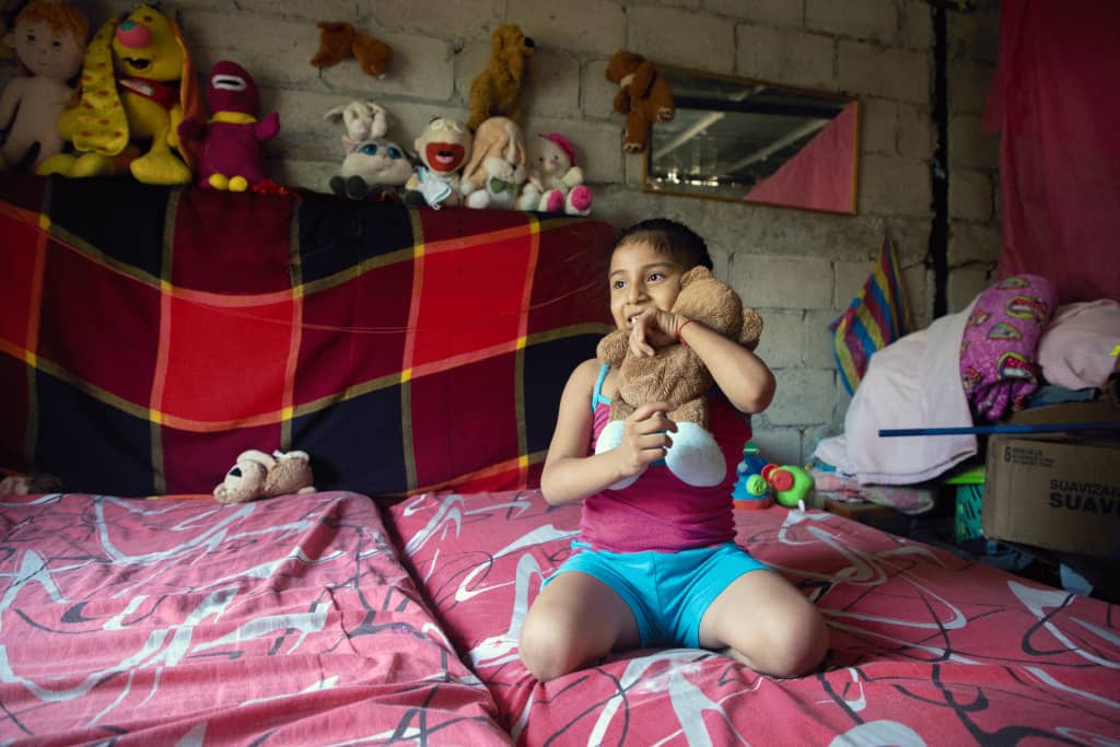 Maria, aged 7, Ecuador