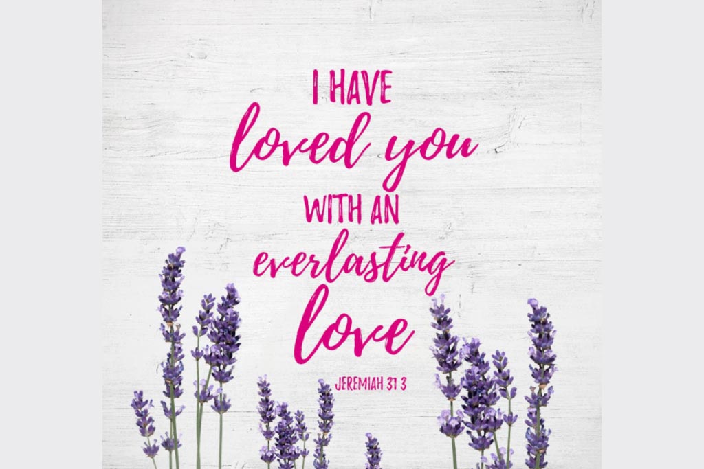 Jeremiah 3:31 everlasting love
