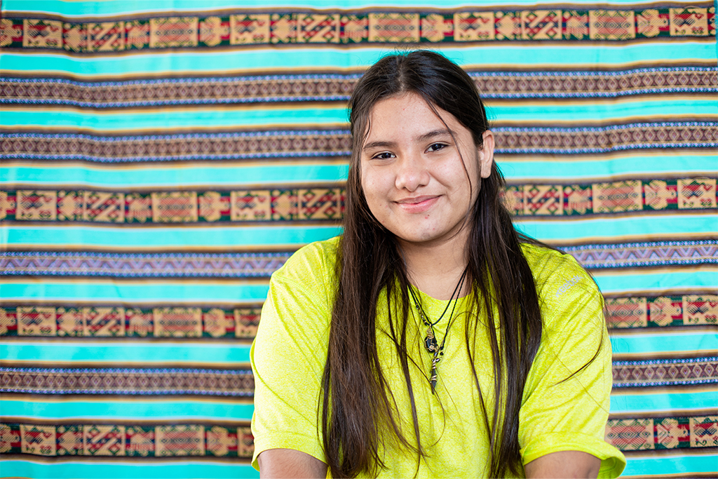 15-year-old Annet from Bolivia