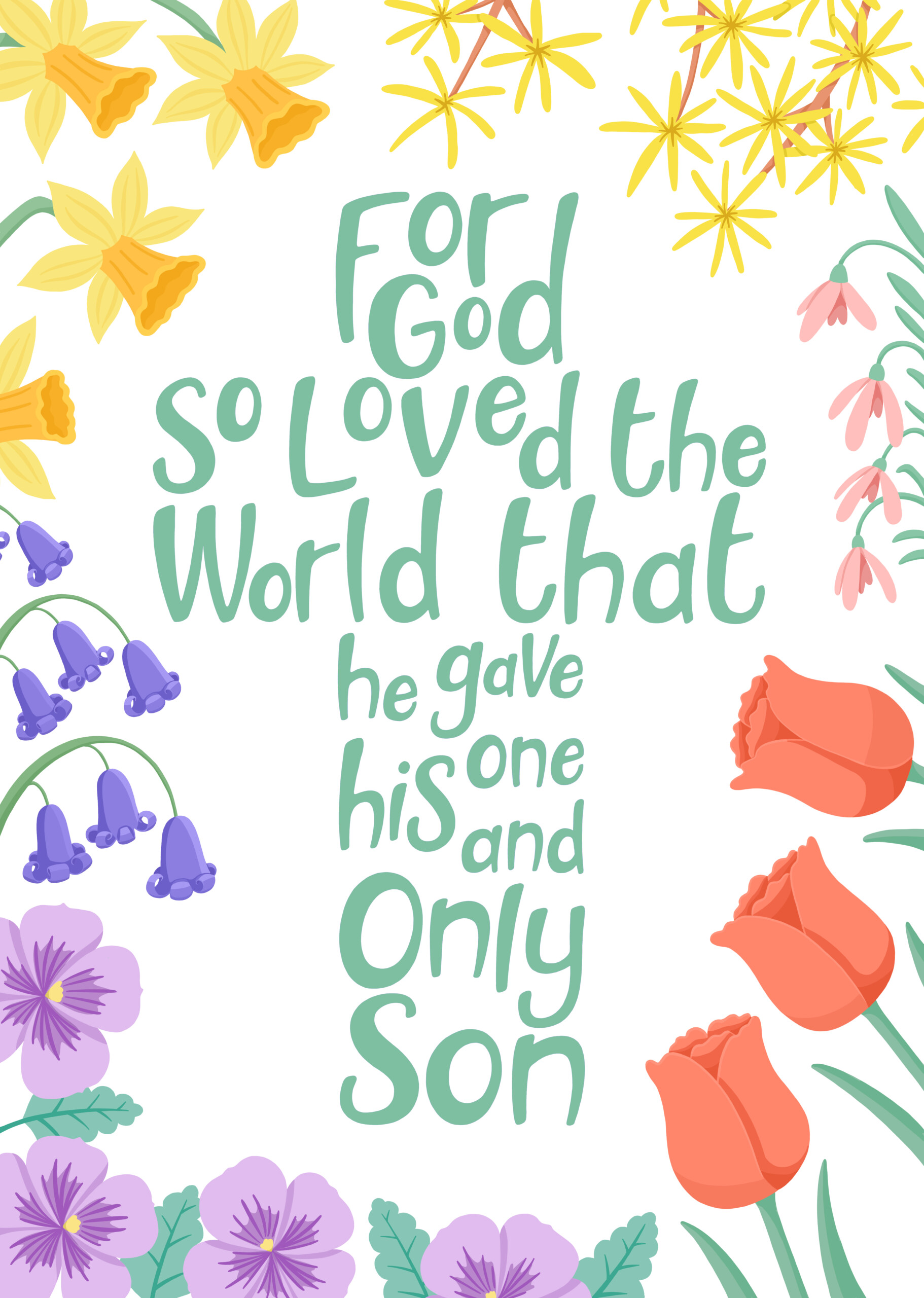 For God so loved the world - Easter image