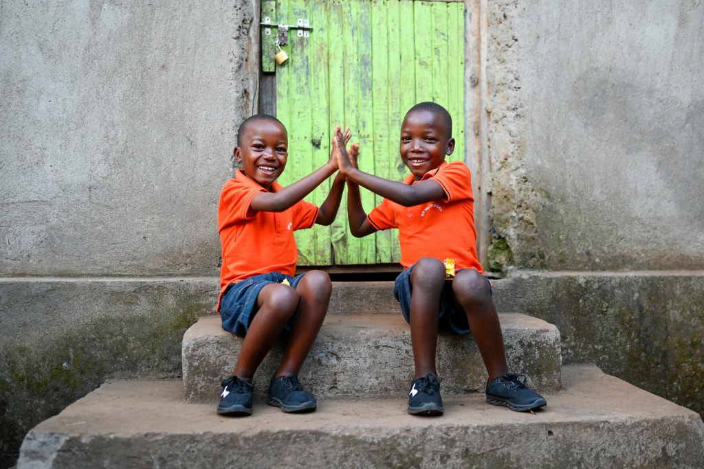 Twins Aimable and Aime, Rwanda